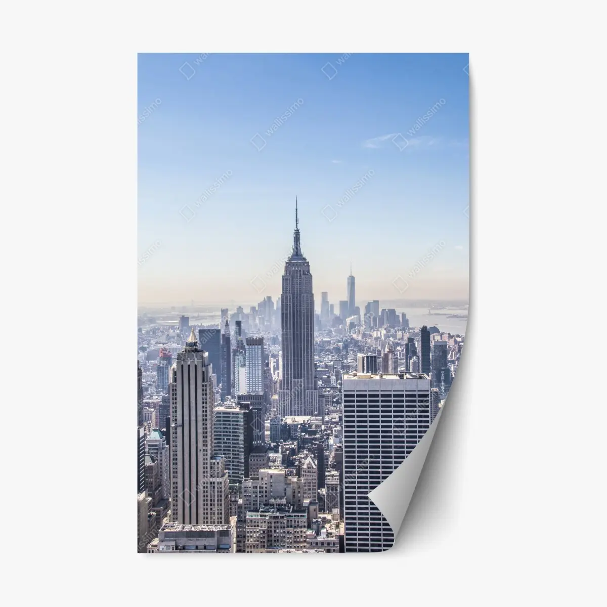 Repositionierbarer Aufkleber New York skyline mit Empire State Building – Pixers®