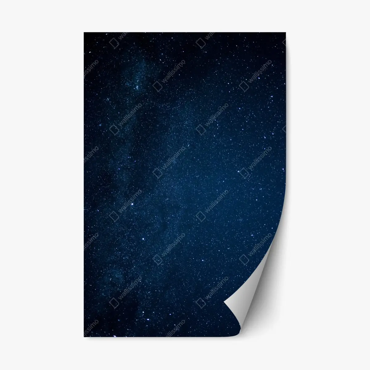 Repositionierbarer Aufkleber tiefblauer sternenhimmel – Pixers®