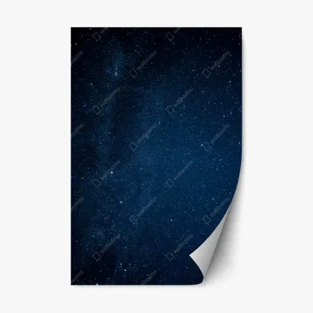 Repositionierbarer Aufkleber tiefblauer sternenhimmel – Pixers®