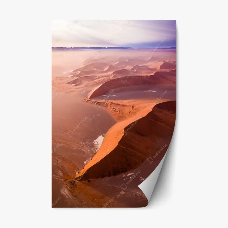 Repositionierbarer Aufkleber dünen von Sossusvlei
