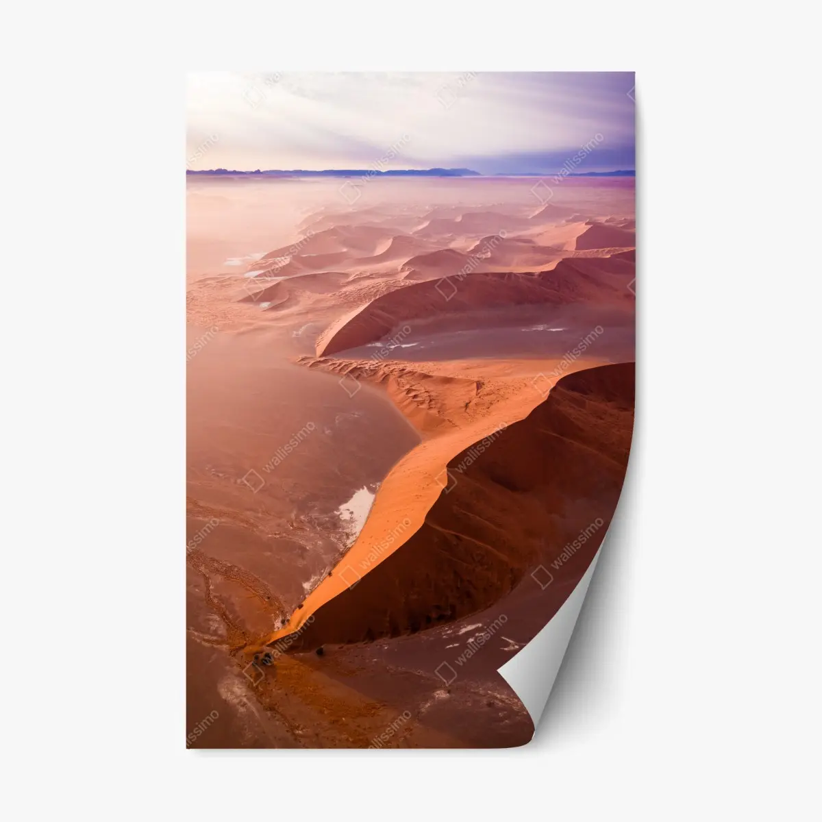 Repositionierbarer Aufkleber dünen von Sossusvlei – Pixers®