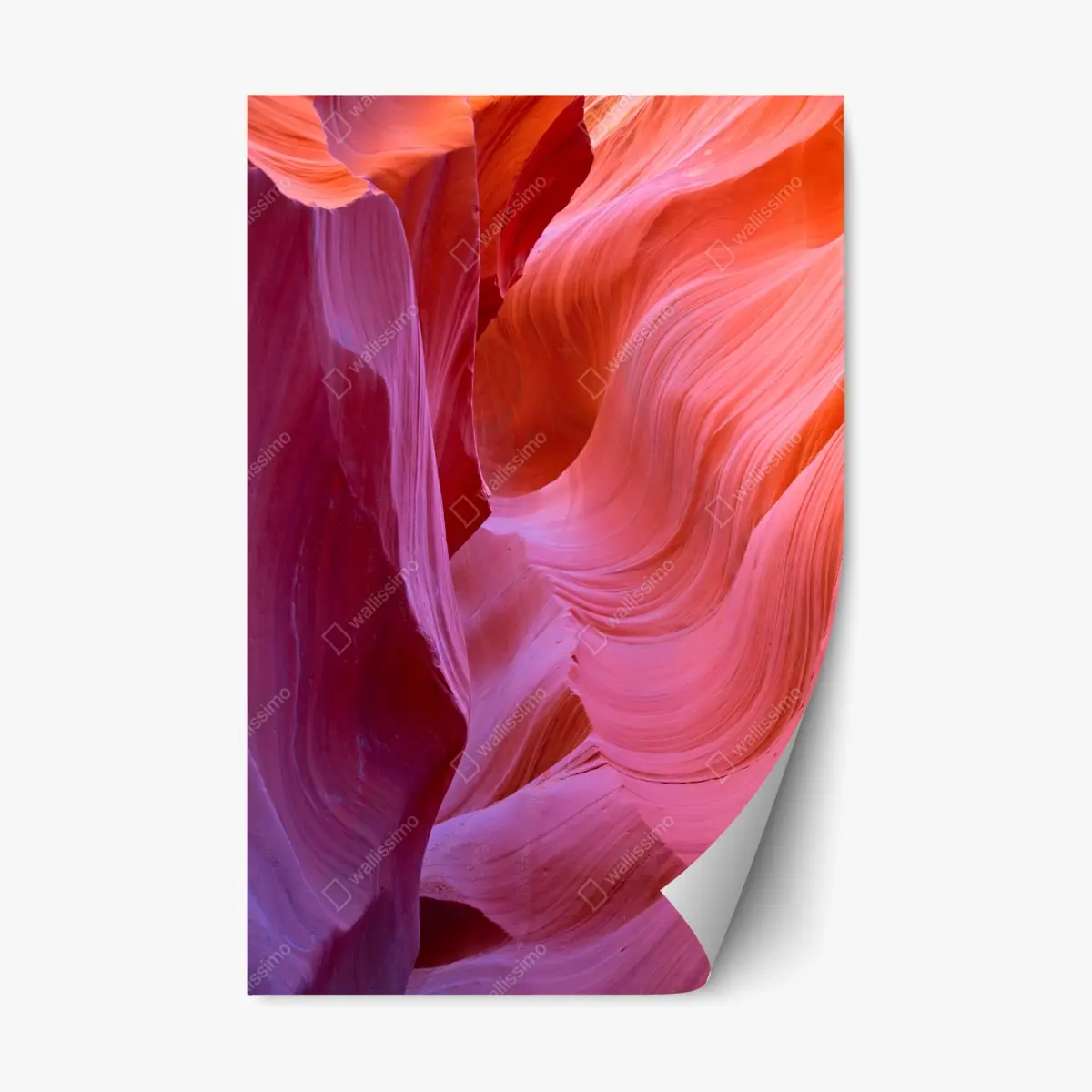 Repositionierbarer Aufkleber Antelope Canyon sandsteinwellen – Pixers®