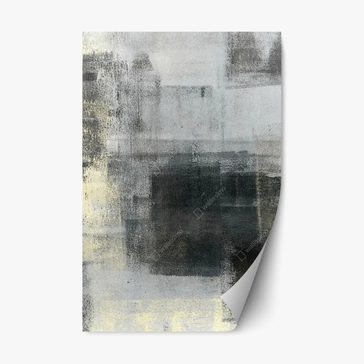 Repositionierbarer Aufkleber subtile monochrome textur – Pixers®