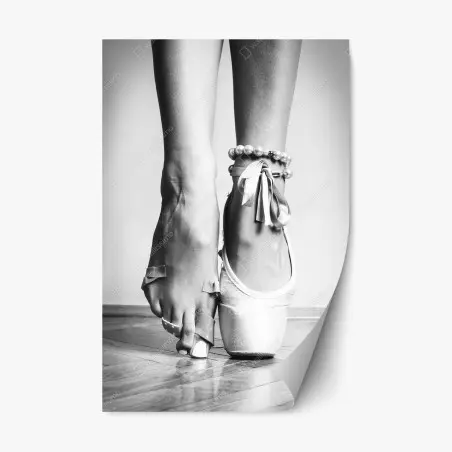 Repositionierbarer Aufkleber ballettspitze in anmut – Pixers®