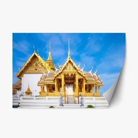 Repositionierbarer Aufkleber goldener pavillon im Grand Palace, Bangkok – Pixers®