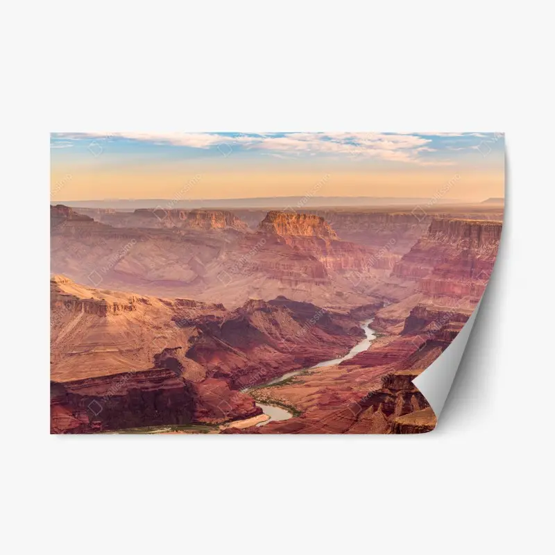 Repositionierbarer Aufkleber Grand Canyon sonnenuntergang panorama