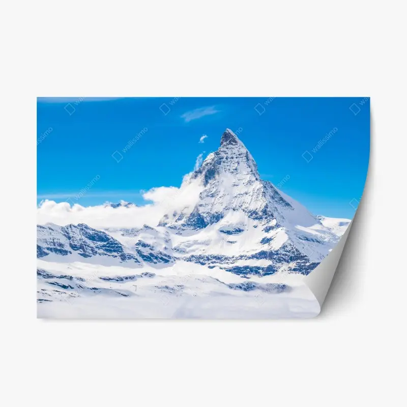 Repositionierbarer Aufkleber Matterhorn majestät vom Gornergrat