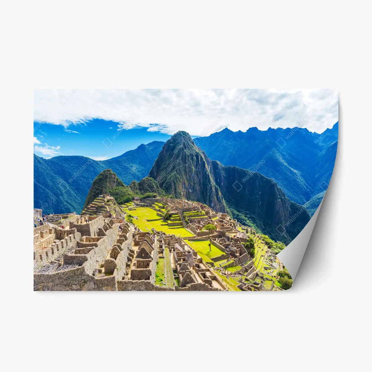 Repositionierbarer Aufkleber Machu Picchu antike andine zitadelle – Pixers®