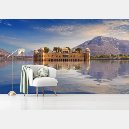 Fototapete Jal Mahal am ruhigen See – Pixers®