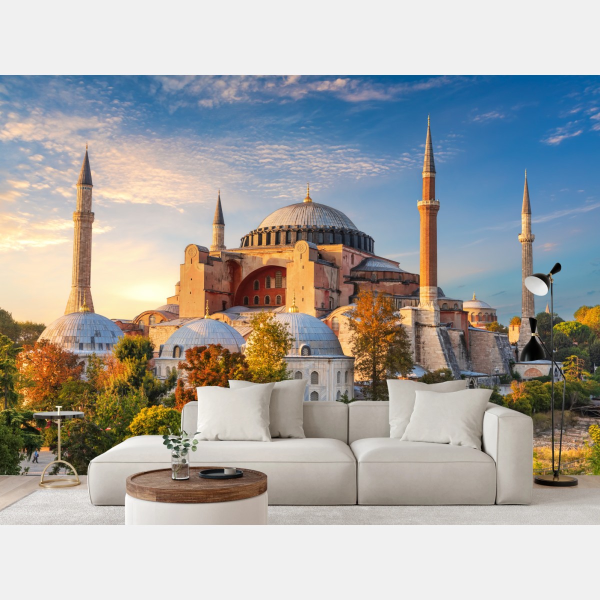 Fototapete Hagia Sophia goldene stunde – Pixers®