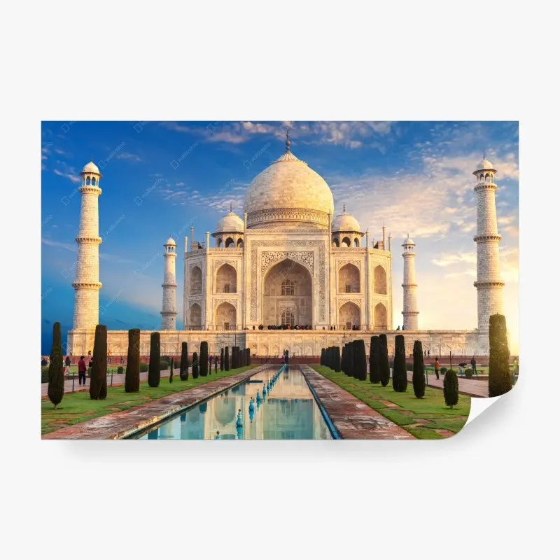 Fototapete Taj Mahal bei sonnenaufgang