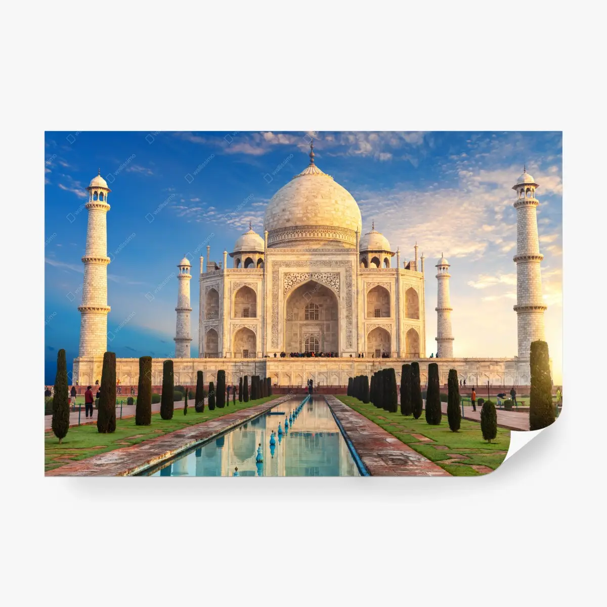 Fototapete Taj Mahal bei sonnenaufgang – Pixers®