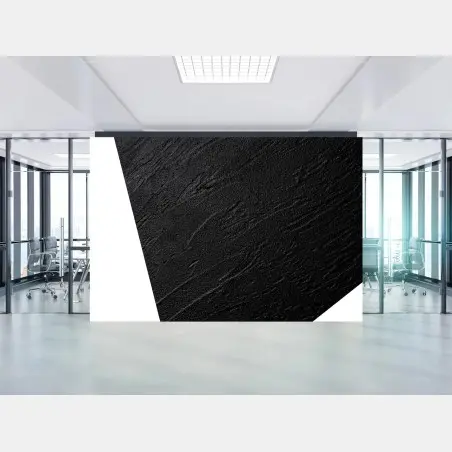 Fototapete schwarze betonstruktur minimalistische abstraktion – Pixers®
