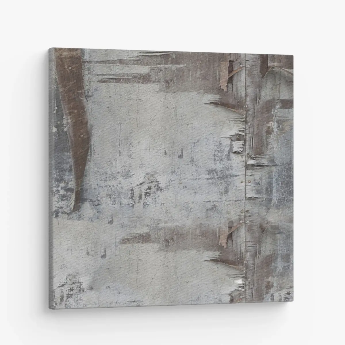 Leinwandbild verwitterte holzstruktur für neutrale interiors – Pixers®