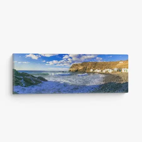 Leinwandbild Puertito de los Molinos küstenpanorama – Pixers®
