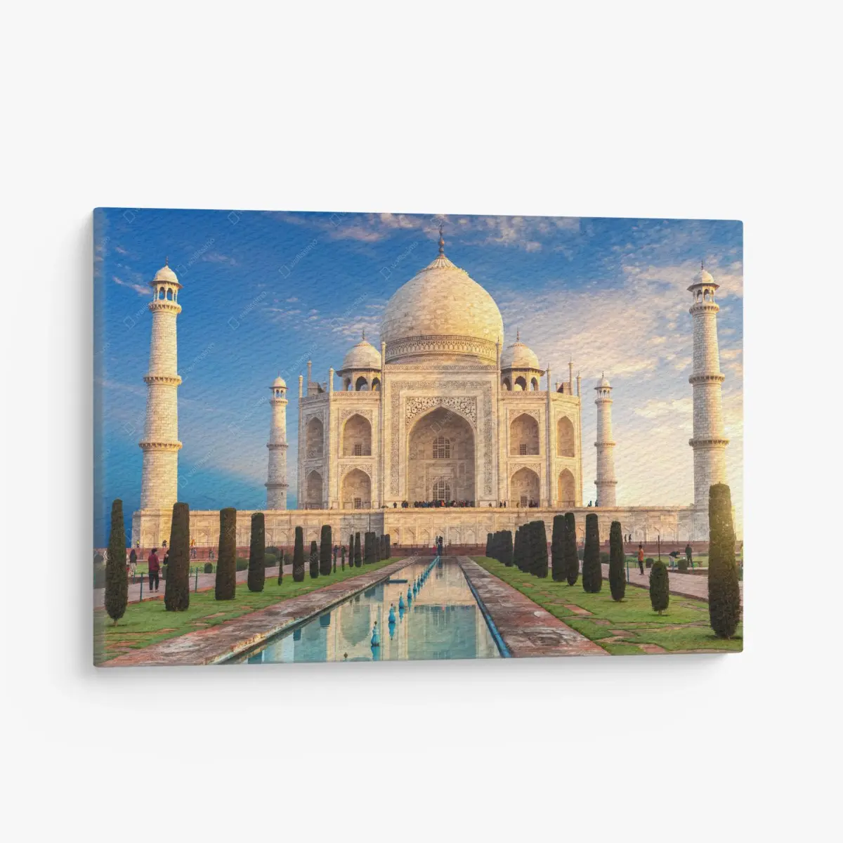 Leinwandbild Taj Mahal bei sonnenaufgang – Pixers®
