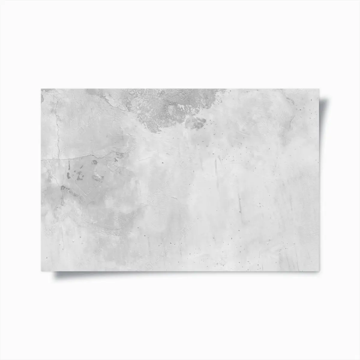 Poster weiße abblätternde betonwand textur – Pixers®