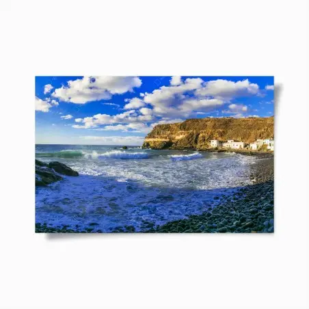 Poster Puertito de los Molinos küstenpanorama – Pixers®