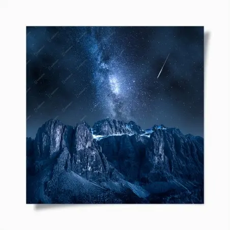 Poster milchstraße über Passo Gardena, Dolomiten – Pixers®