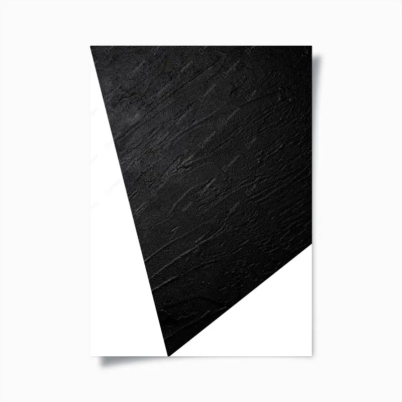 Poster schwarze betonstruktur minimalistische abstraktion