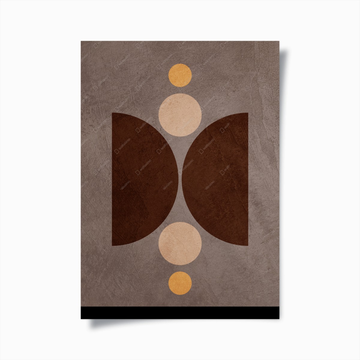 Poster erdige geometrische balance – Pixers®