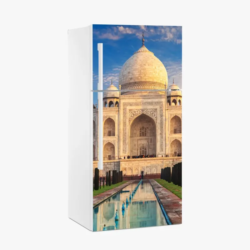 Kühlschrankaufkleber Taj Mahal bei sonnenaufgang