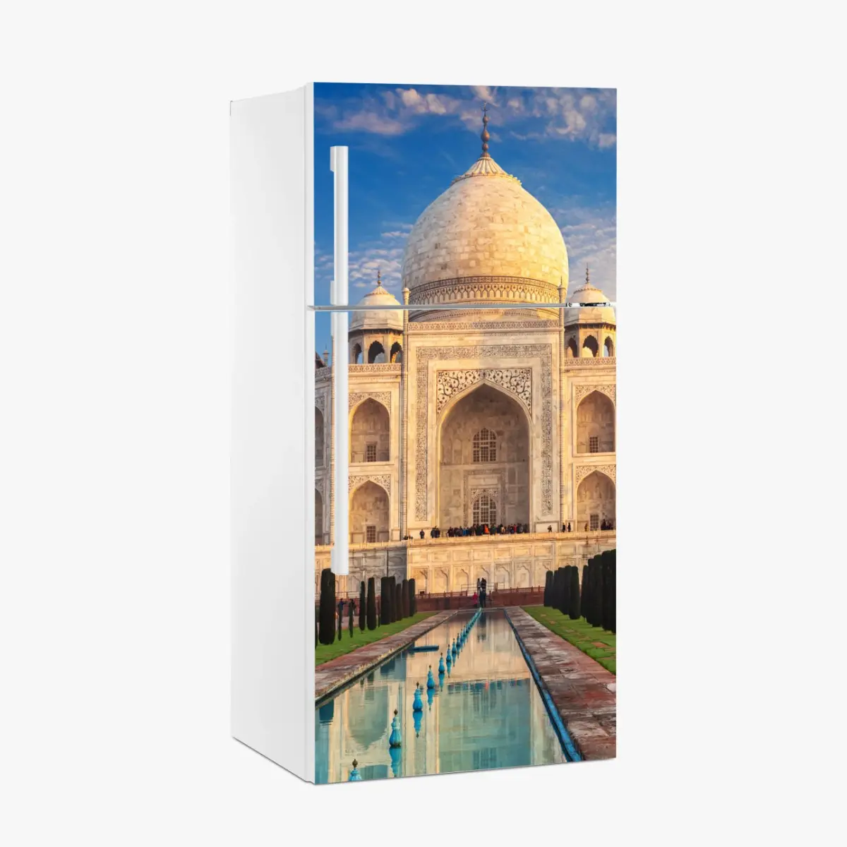 Kühlschrankaufkleber Taj Mahal bei sonnenaufgang – Pixers®