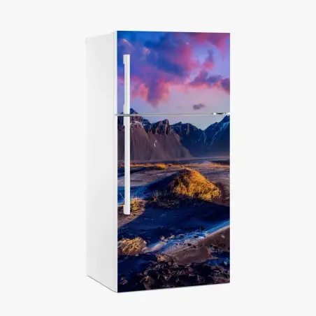 Kühlschrankaufkleber Vestrahorn sonnenaufgang panorama – Pixers®