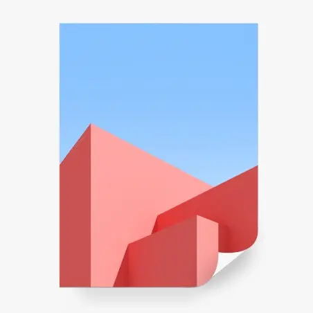 Fototapete pastell geometrische architektur – Pixers®