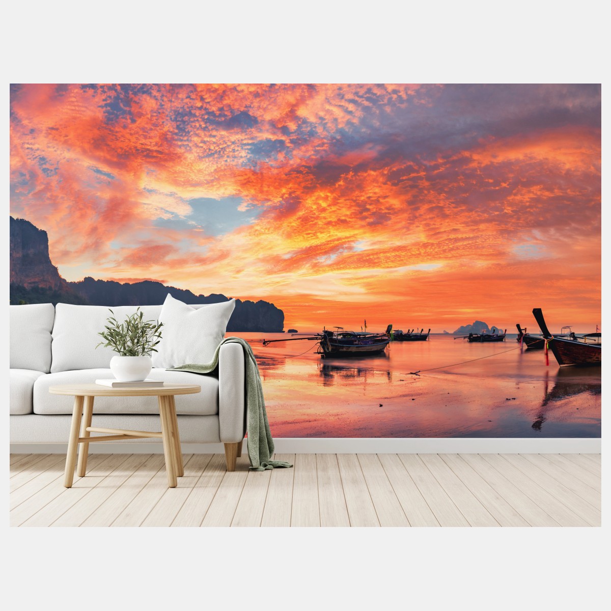Fototapete sonnenuntergang in Ao Nang – Pixers®