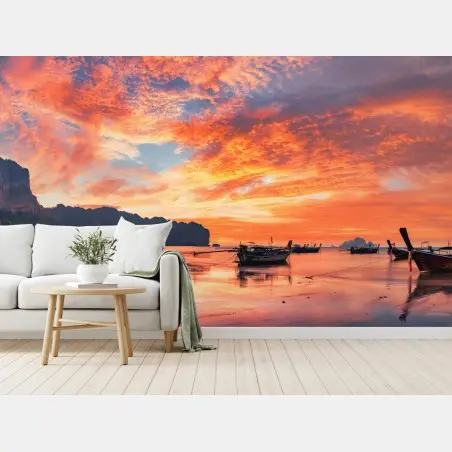 Fototapete sonnenuntergang in Ao Nang – Pixers®
