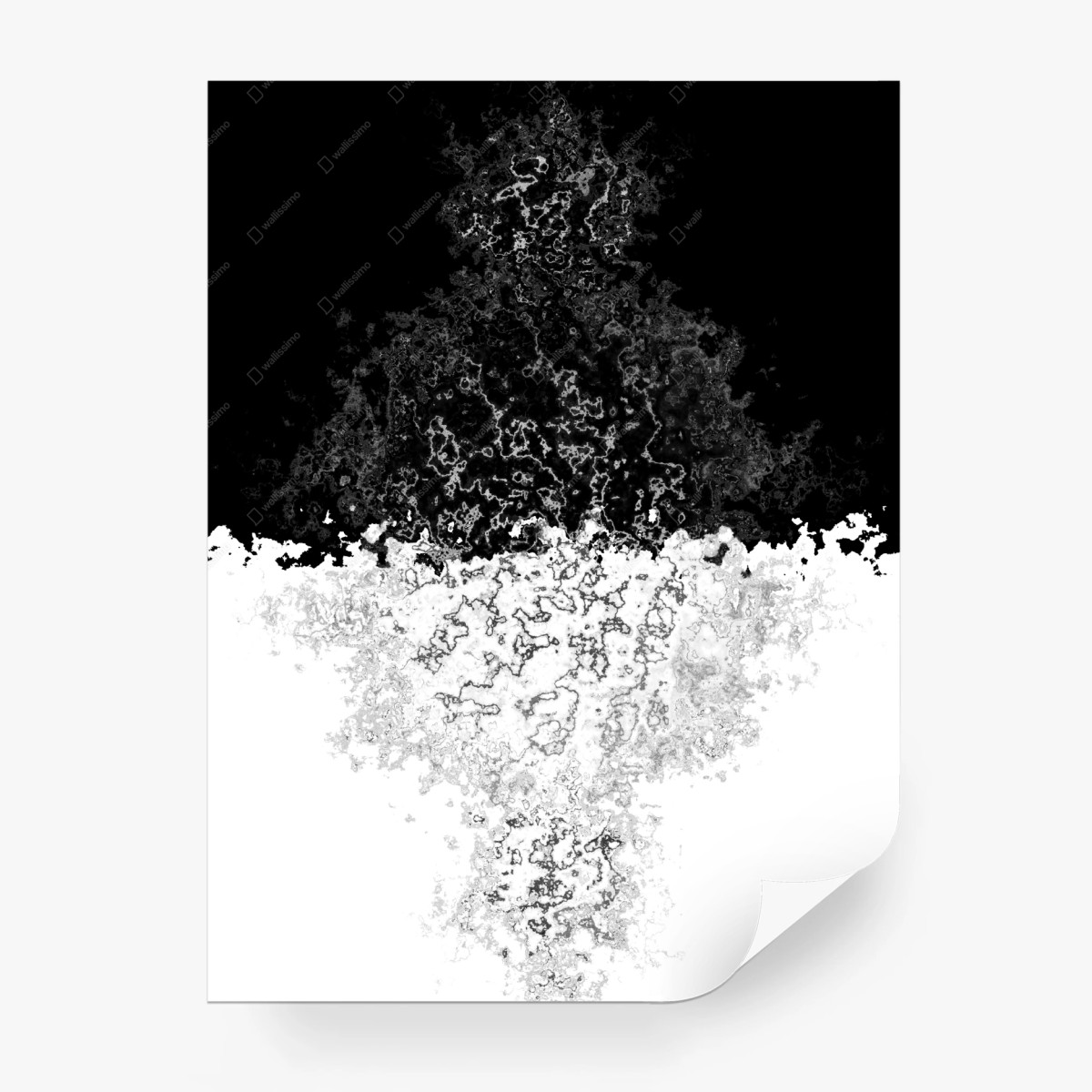 Fototapete monochrome abstrakte textur – Pixers®