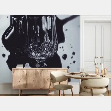 Fototapete kristallglas im spritzmoment – Pixers®