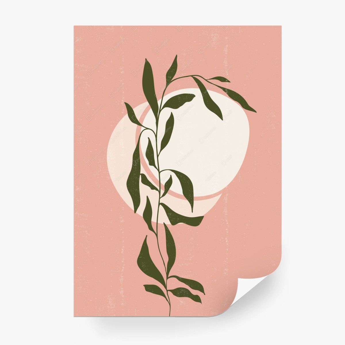 Fototapete boho botanischer abstrakter druck – Pixers®