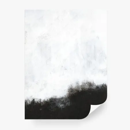 Fototapete minimalistische monochrome abstraktion – Pixers®