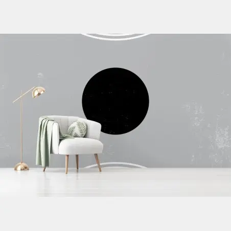 Fototapete minimalistische komposition aus konzentrischen kreisen – Pixers®