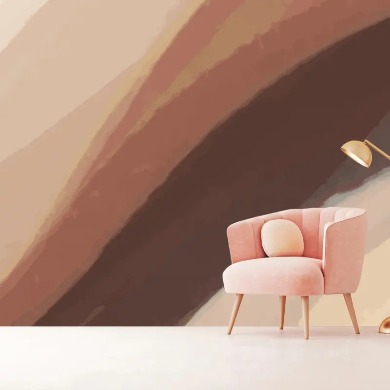 Fototapete beige abstrakte wellen