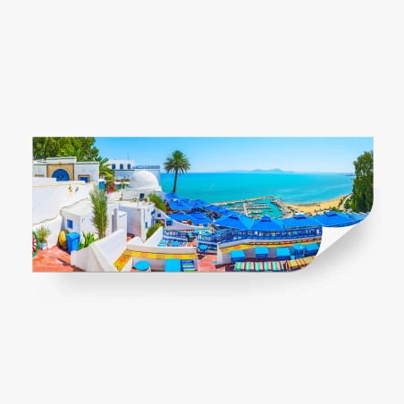 Fototapete sonnenterrasse in Sidi Bou Said – Pixers®