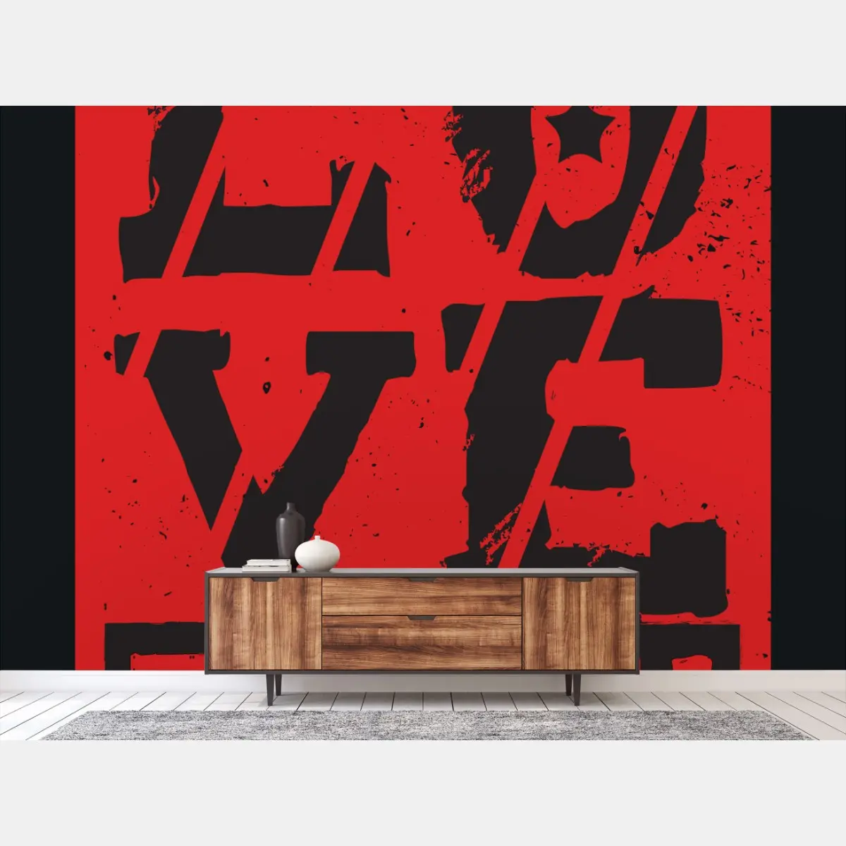 Fototapete love rock plakat – Pixers®