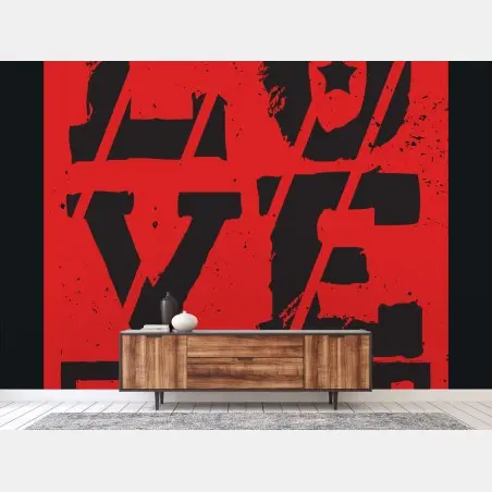 Fototapete love rock plakat – Pixers®
