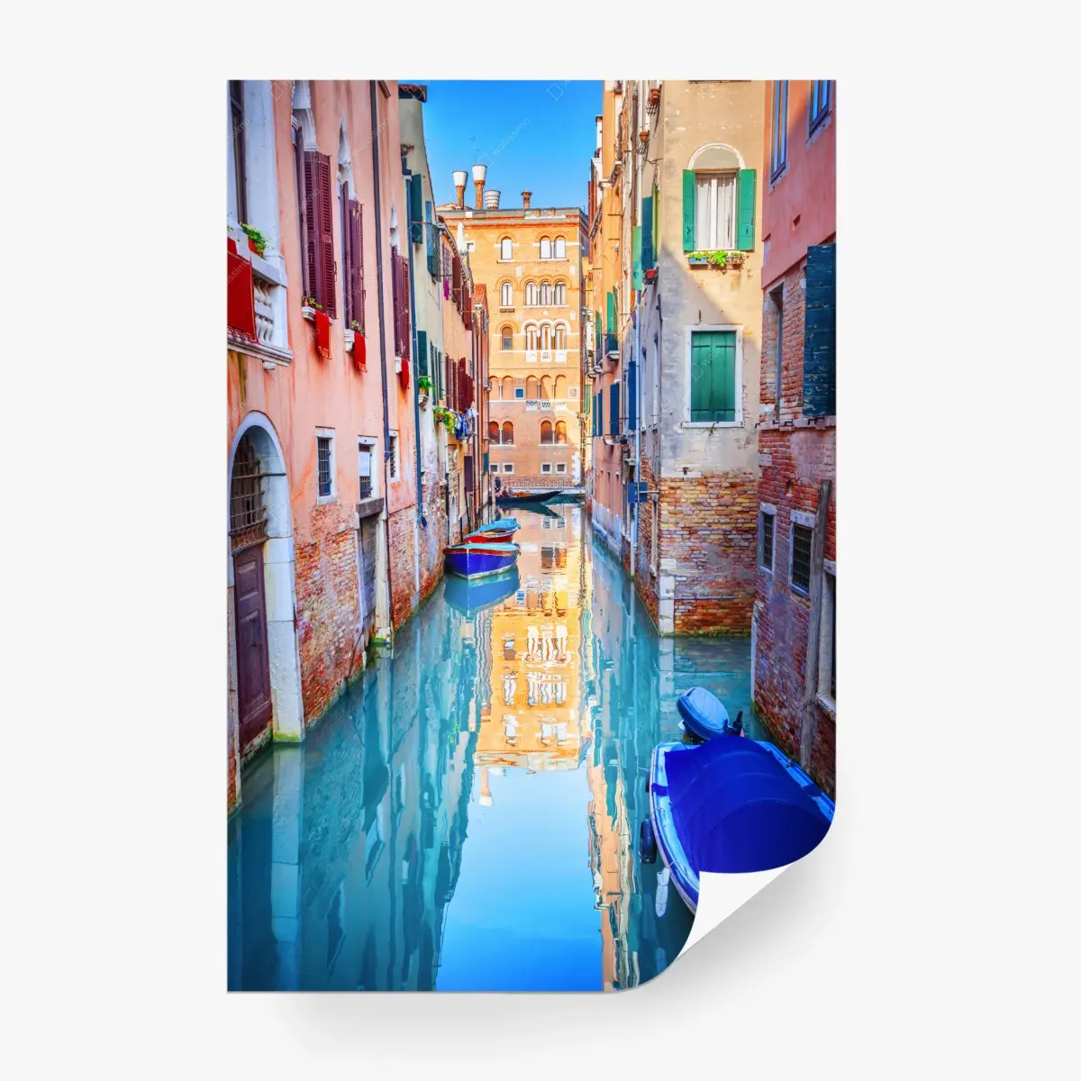 Fototapete Venedig kanal und spiegelungen – Pixers®