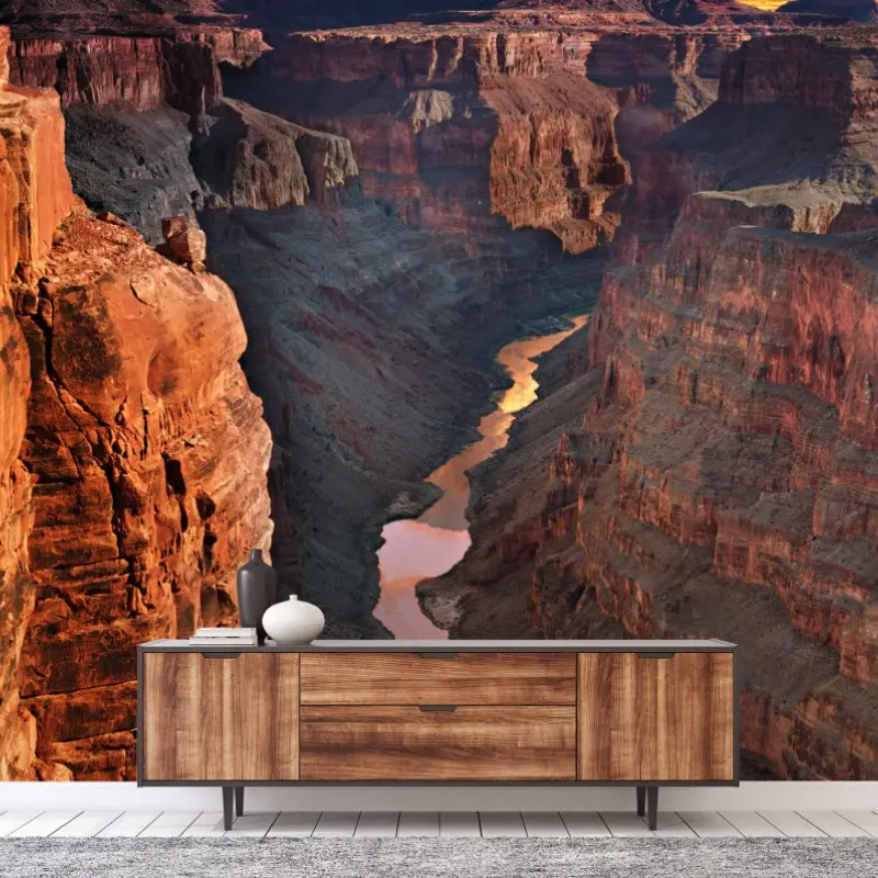 Fototapete Grand Canyon sonnenuntergang panorama