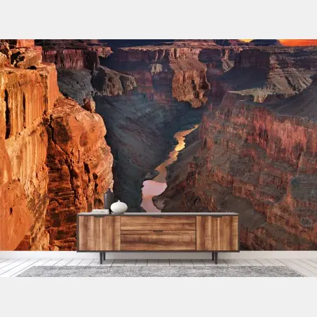 Fototapete Grand Canyon sonnenuntergang panorama – Pixers®