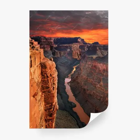 Fototapete Grand Canyon sonnenuntergang panorama – Pixers®