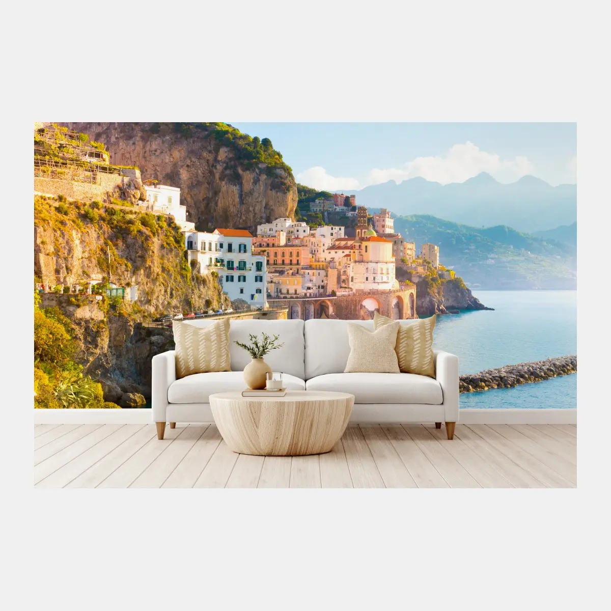 Fototapete sonnige Amalfiküste – Pixers®