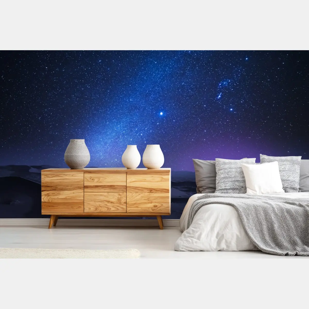 Fototapete sternenklarer wüstenhimmel – Pixers®