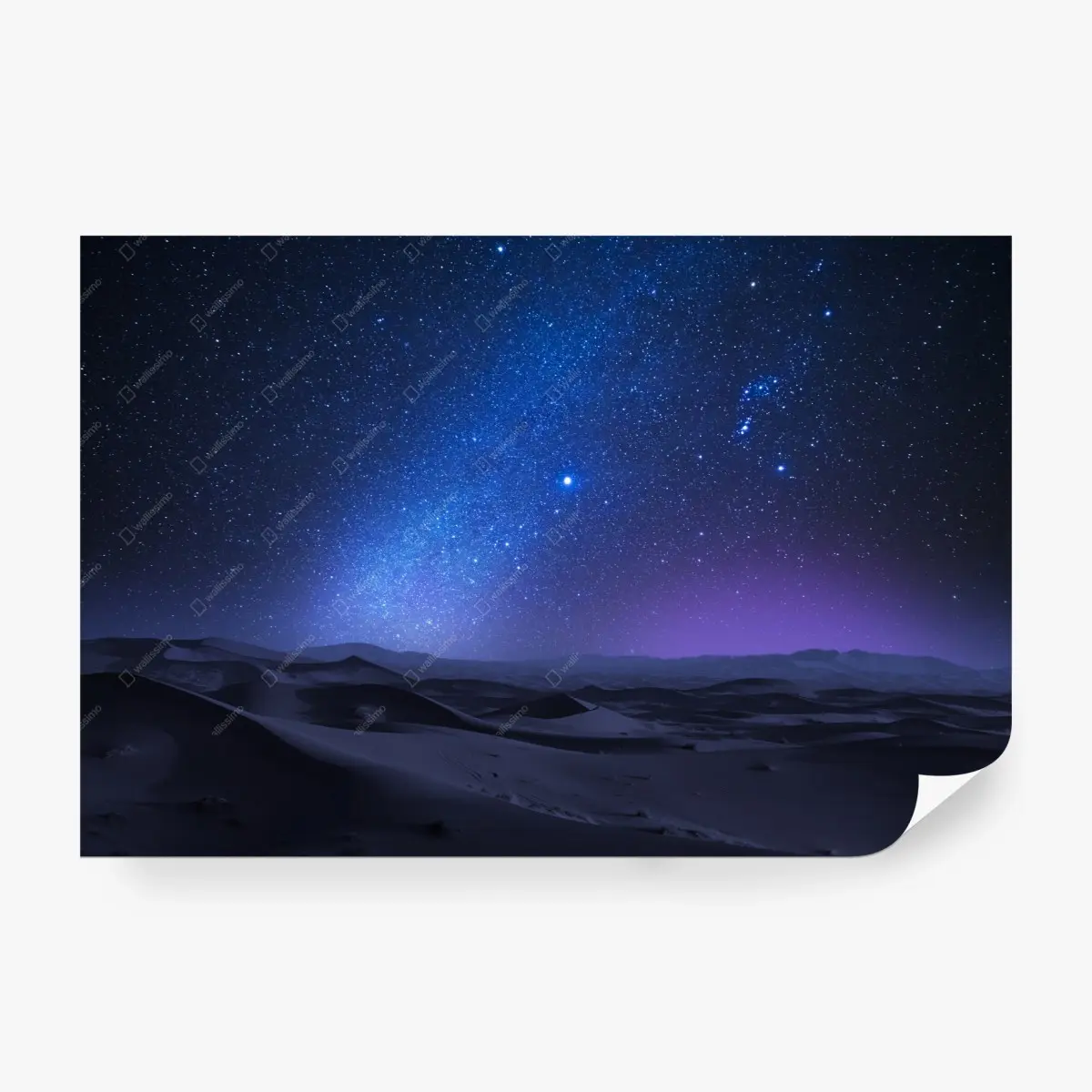 Fototapete sternenklarer wüstenhimmel – Pixers®