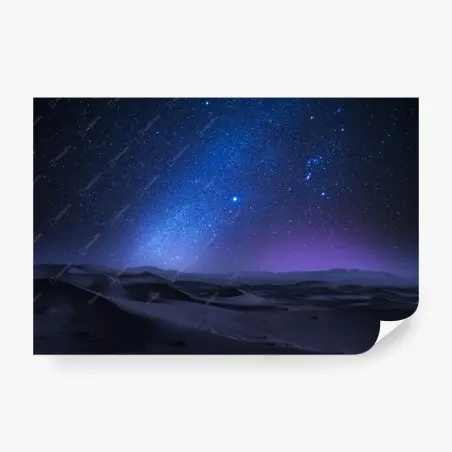 Fototapete sternenklarer wüstenhimmel – Pixers®