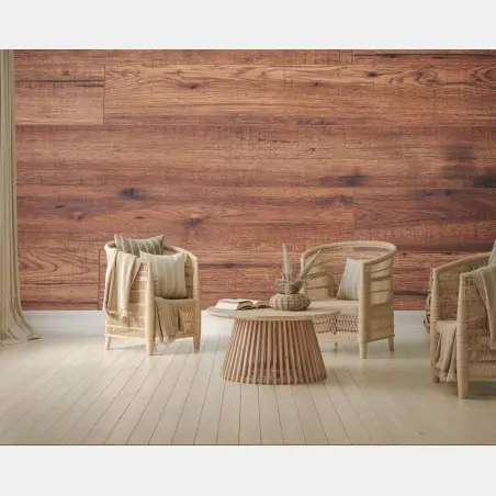 Fototapete warme braune holzstruktur – Pixers®