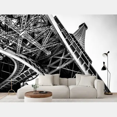 Fototapete dramatische perspektive des Eiffelturms – Pixers®